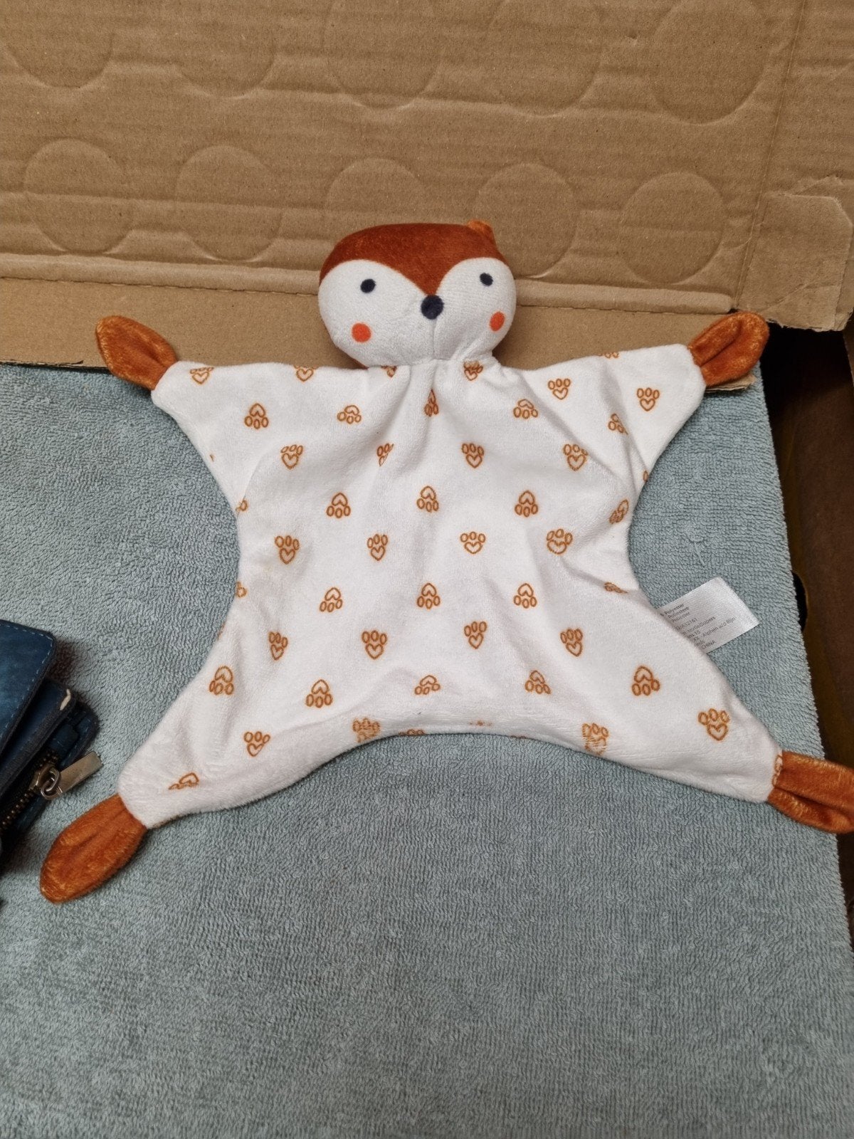 zeeman vos knuffel doekje nr 29, Ophalen of Verzenden, Zo goed als nieuw, Overige typen