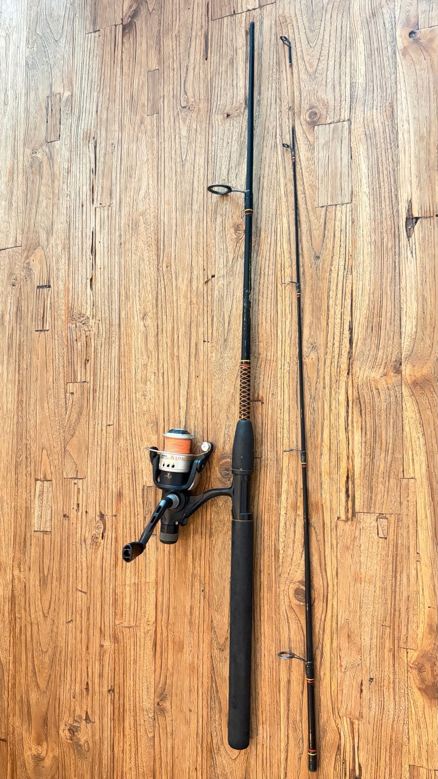 Shakespeare Ugly Stik met molen - oogje kapot, Ophalen, Gebruikt, Werphengel