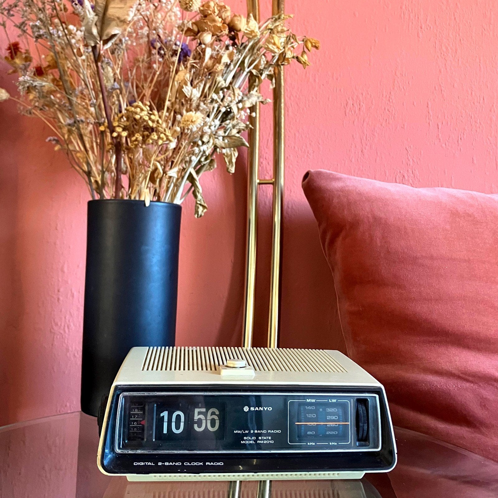 Vintage Sanyo RM2010 Digital 2-Band Klokradio, Ophalen of Verzenden, Gebruikt