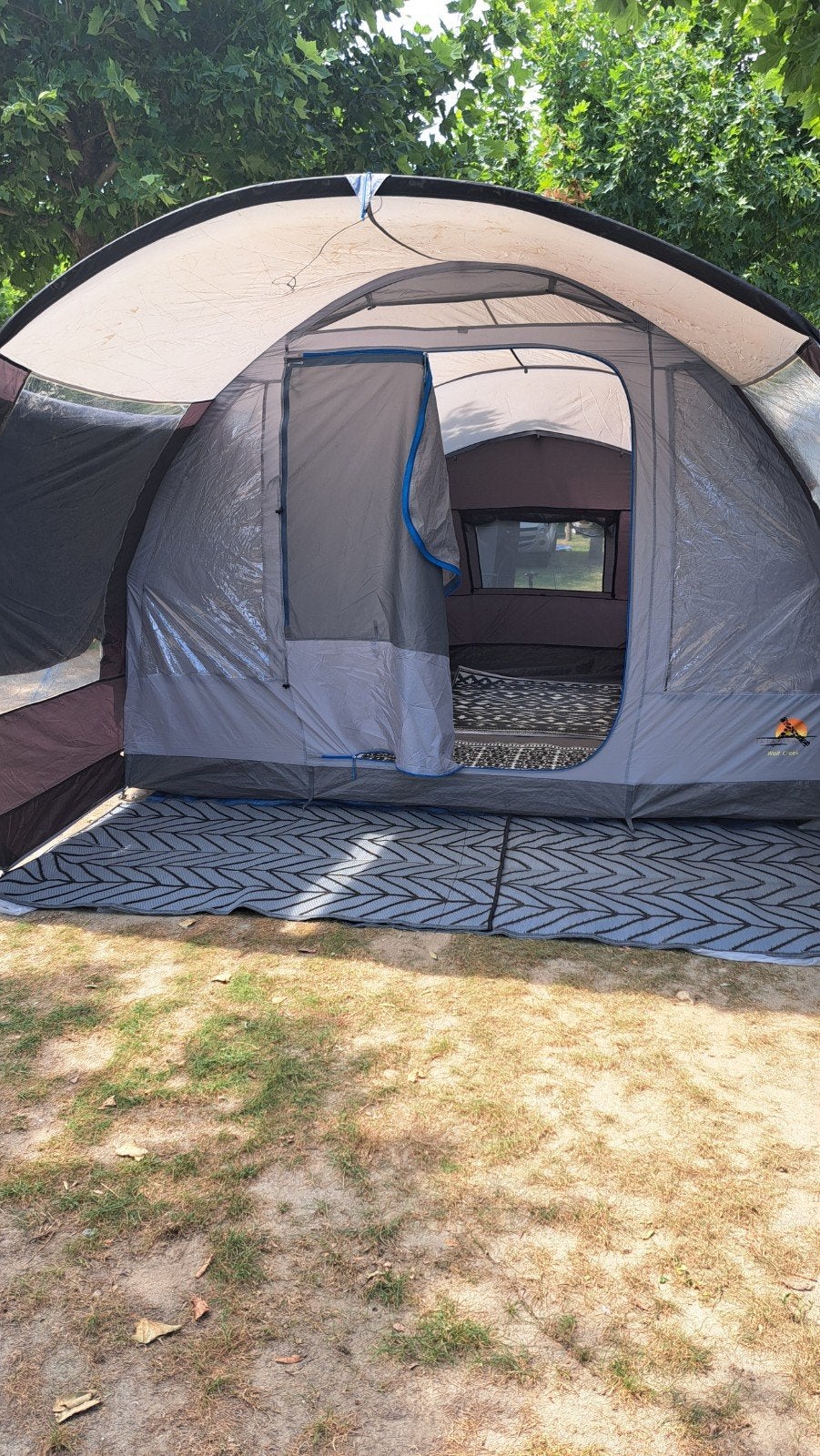 Safarica wolfs creek , 4 persoons bungalow tent, Ophalen, Zo goed als nieuw, Tot en met 4