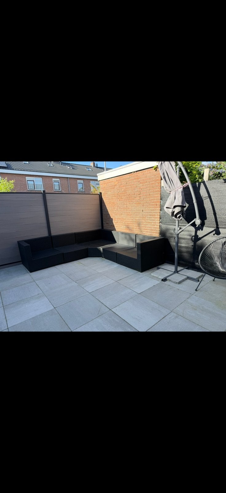 Rotan loungeset 300 x 160, Ophalen, Zo goed als nieuw