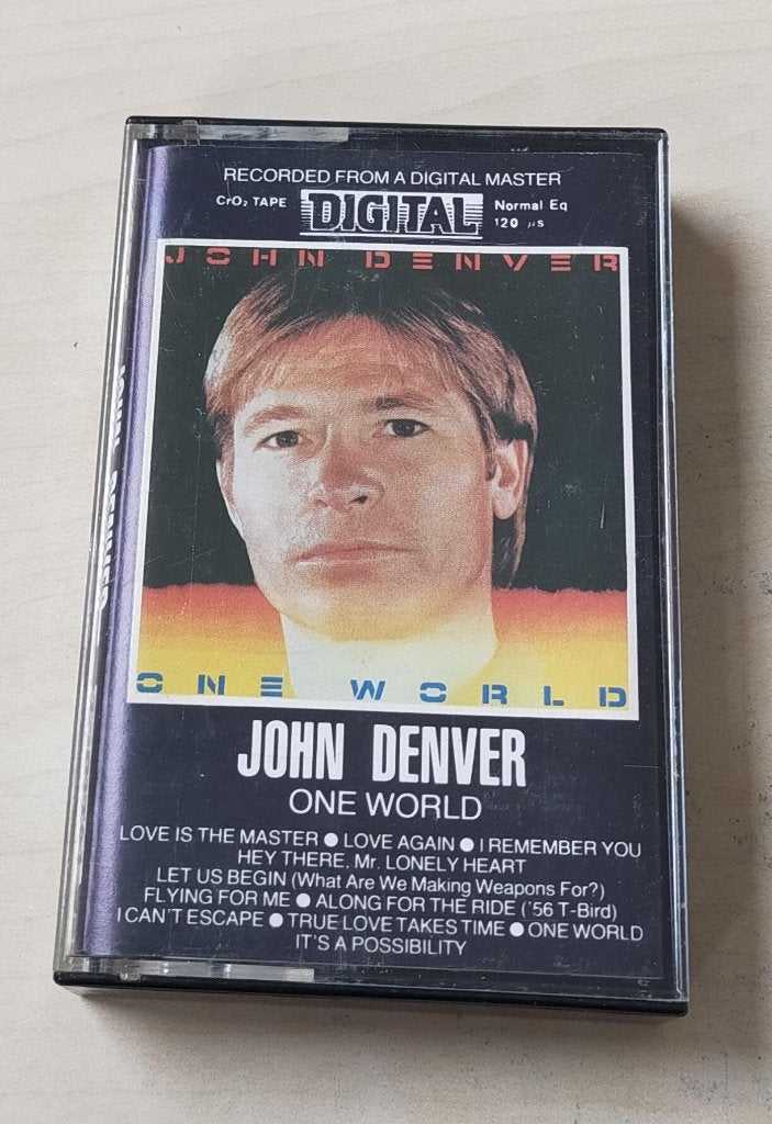 John Denver - One World Cassette MC 1986