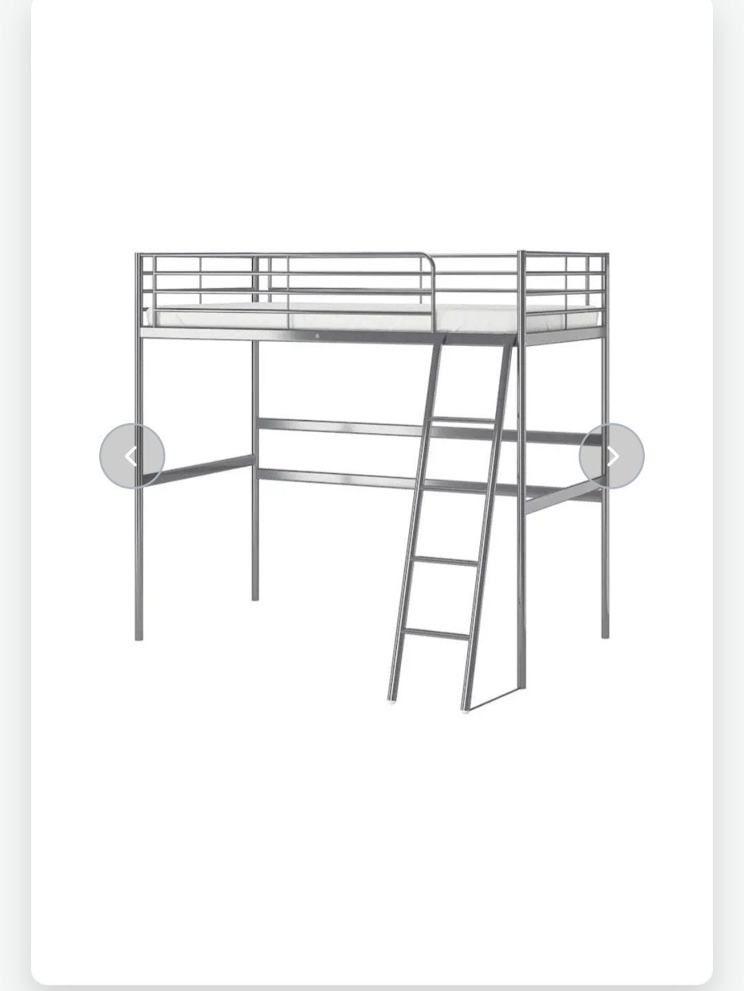 IKEA SVÄRTA Hoogslaper , 90x200 cm, Ophalen, Gebruikt, Eenpersoons, 200 cm