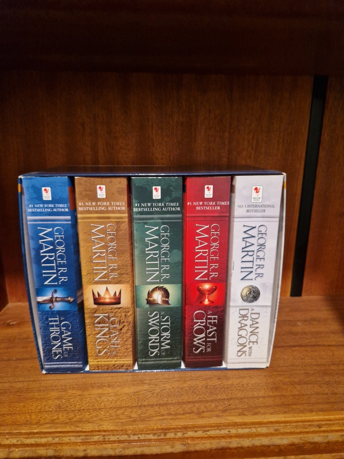 George R.R. Martin - A Song of Ice and Fire (5 boeken), Boeken, Ophalen of Verzenden, Zo goed als nieuw, George R.R. Martin