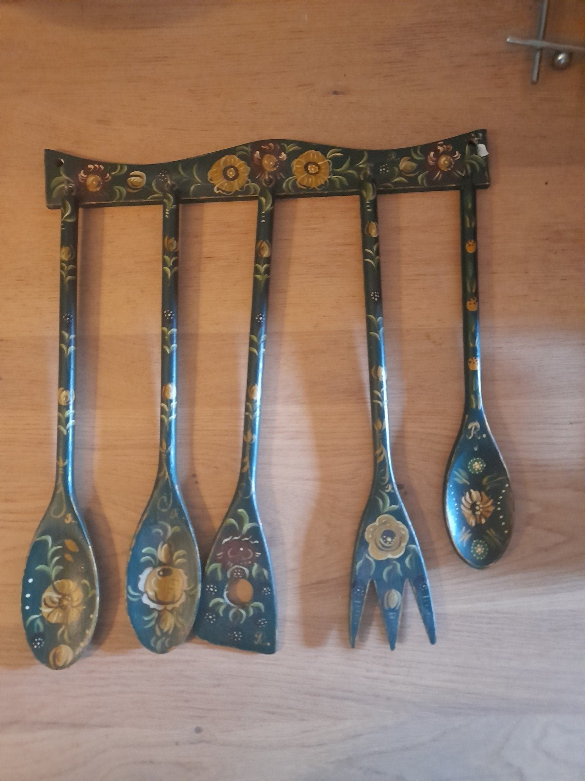 wandbekleding en brievenhouder, Antiek en Kunst, Curiosa en Brocante, Ophalen of Verzenden