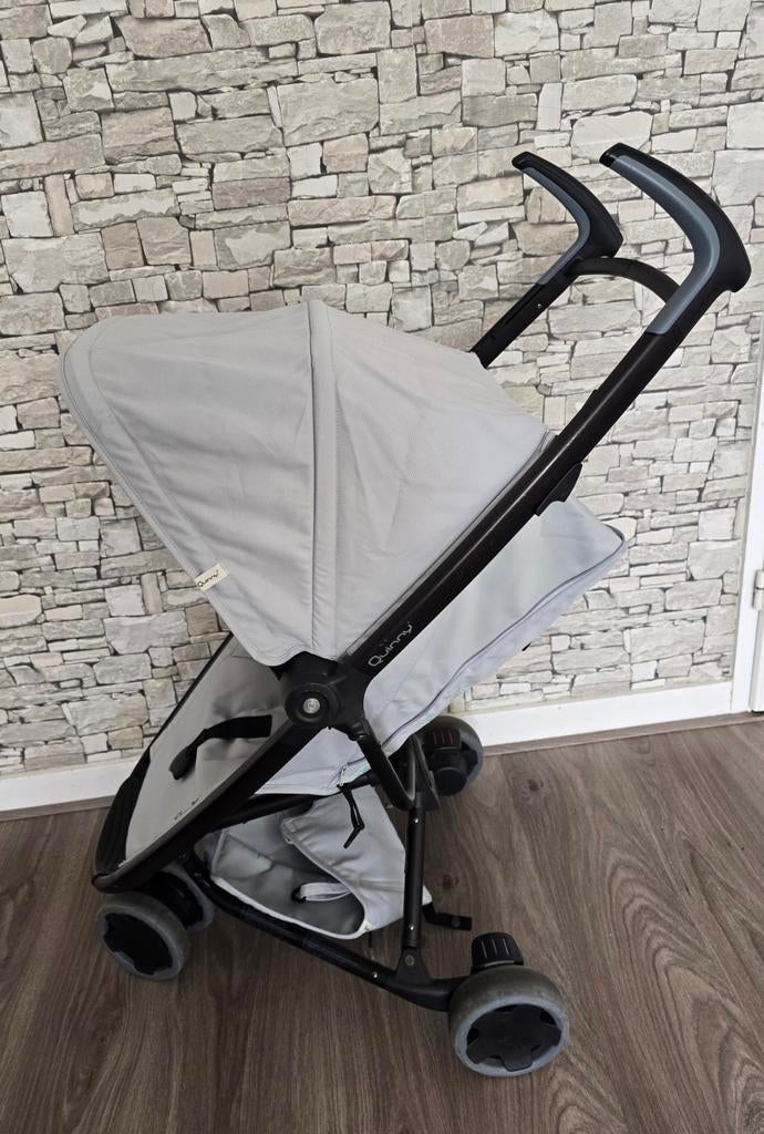 Quinny Zapp Flex Plus Buggy - Lichtgrijs, Ophalen of Verzenden, Gebruikt, Quinny, Verstelbare rugleuning