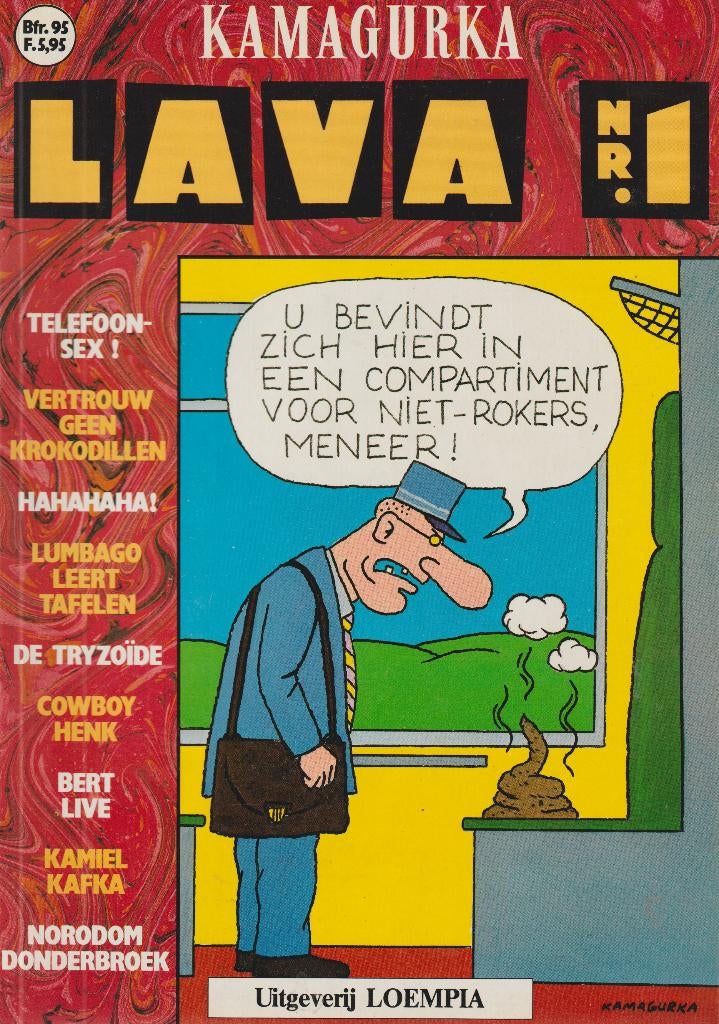 Kamagurka Lava deel 1 en 2, Complete serie of reeks, Ophalen of Verzenden, Zo goed als nieuw