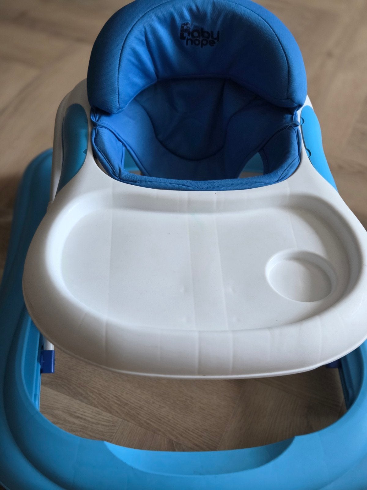 Baby Hope loopstoel blauw, Ophalen, Gebruikt