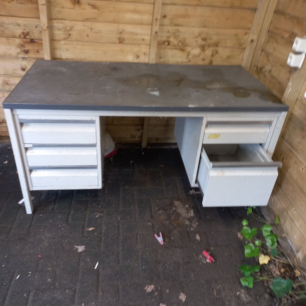 bureau, Ophalen, Gebruikt, Metaal, Overige typen