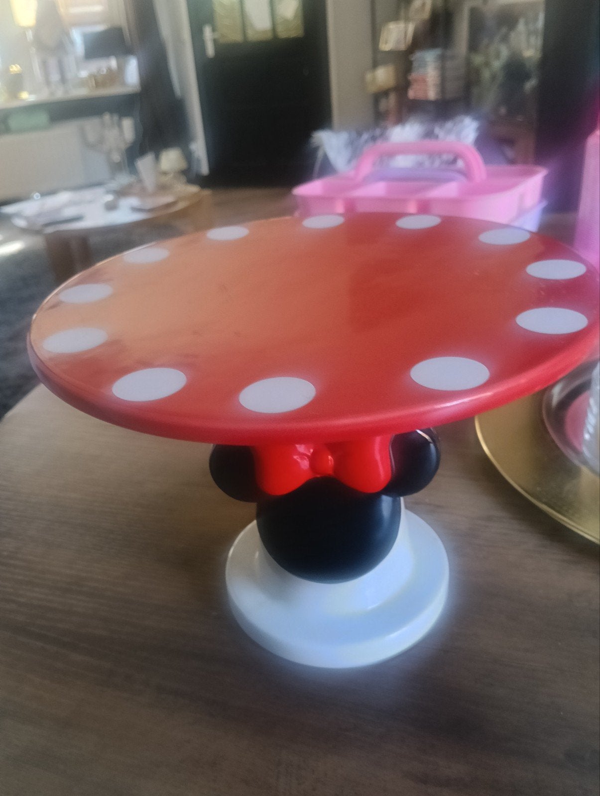 Minnie Mouse Taartplateau / Cupcake Standaard - Leuk Kado!, Ophalen of Verzenden