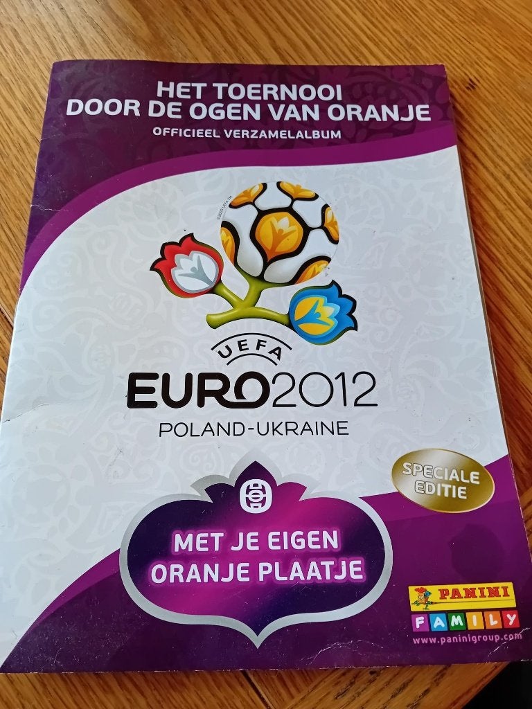 UEFA Euro 2012 Poland-Ukraine panini-album compleet!, Ophalen of Verzenden, Gebruikt, Buitenlandse clubs, Poster, Plaatje of Sticker