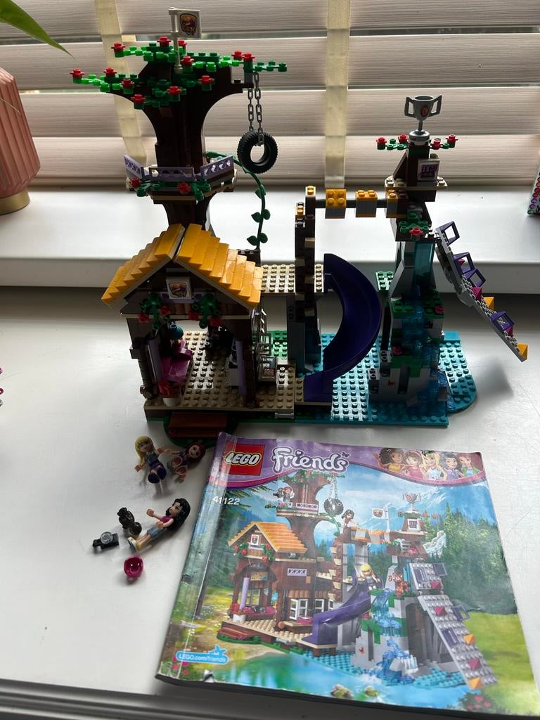 Lego Friends 41122 Avonturenboomhut, Ophalen of Verzenden, Zo goed als nieuw, Complete set, Lego