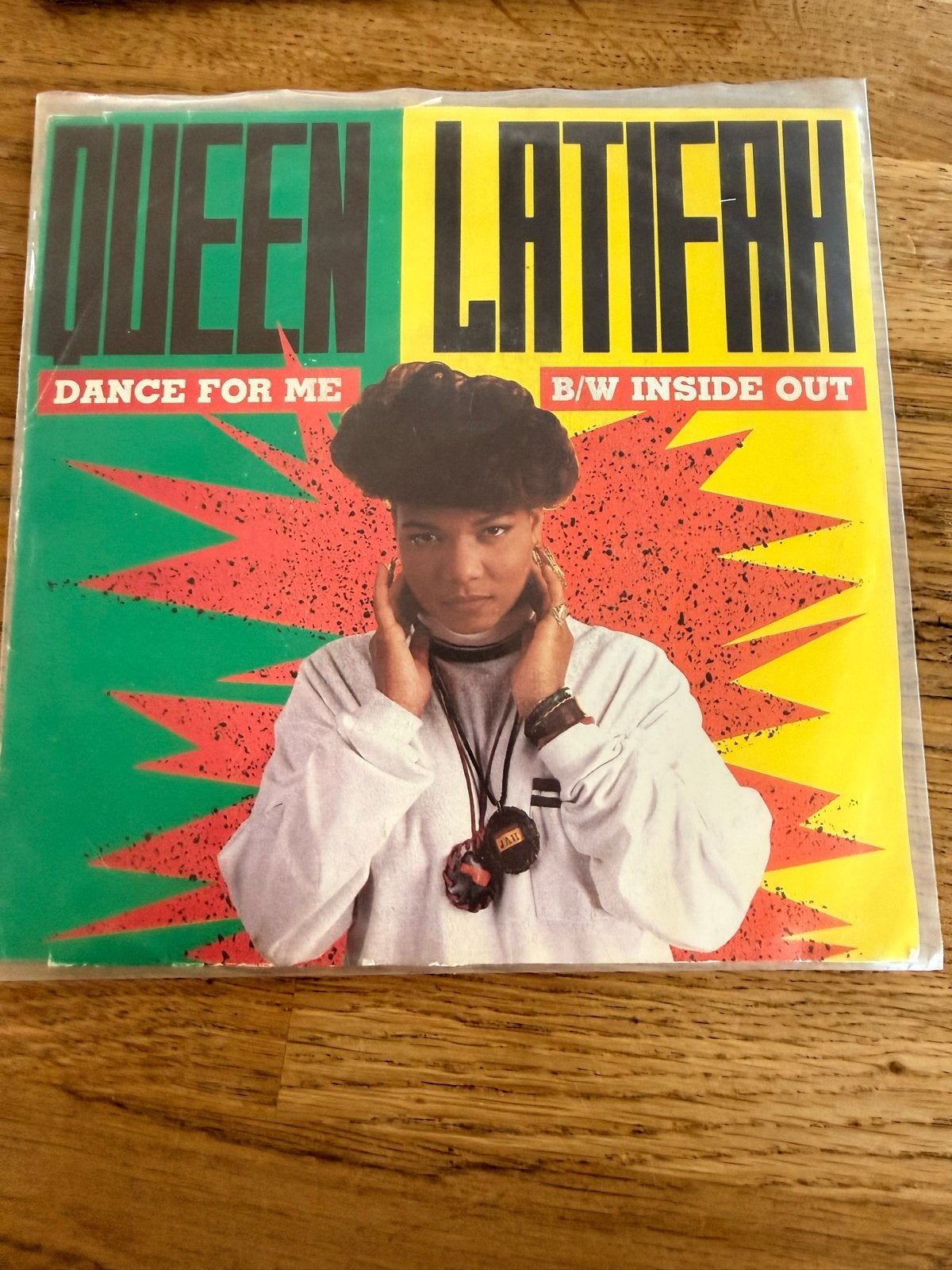 Queen Latifah - Dance For Me / Inside Out (Vinyl Single), Cd's en Dvd's, Vinyl Singles, Gebruikt, 7 inch, Ophalen of Verzenden