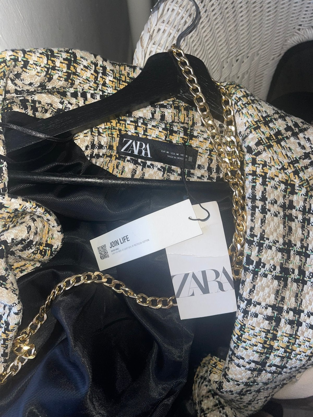 Zara dames jas, Ophalen of Verzenden, Nieuw, Maat 38/40 (M), Beige