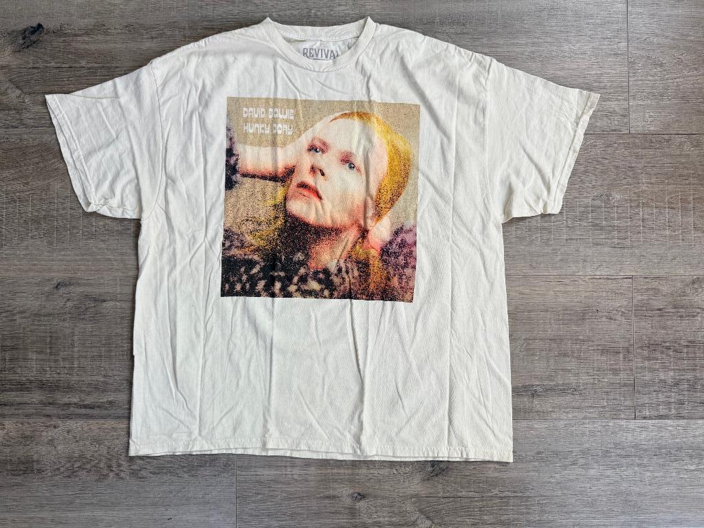 David Bowie Rock t-shirt oversized Large Nieuw, Ophalen of Verzenden, Nieuw, Maat 52/54 (L), Zwart