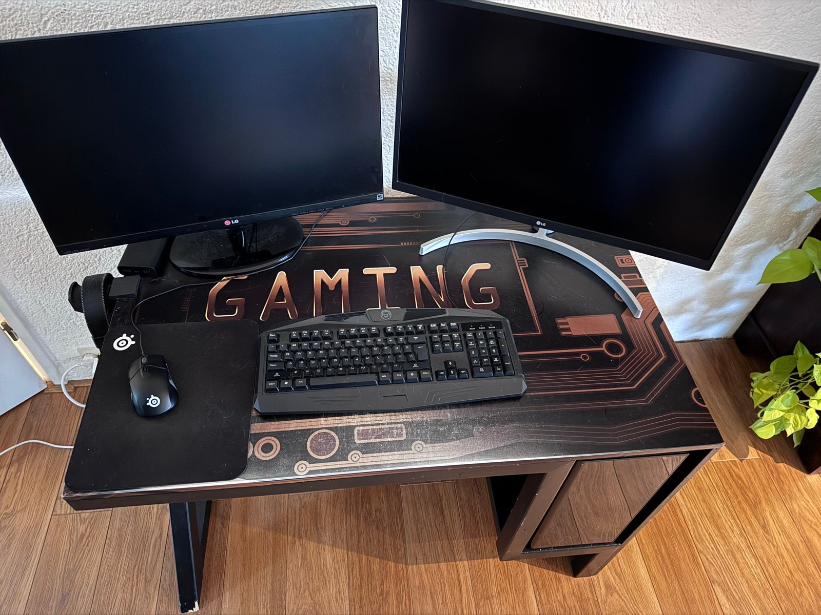 Houten Gaming Bureau- 105x68x73 cm, Ophalen, Gebruikt, Hout, Gamingbureau