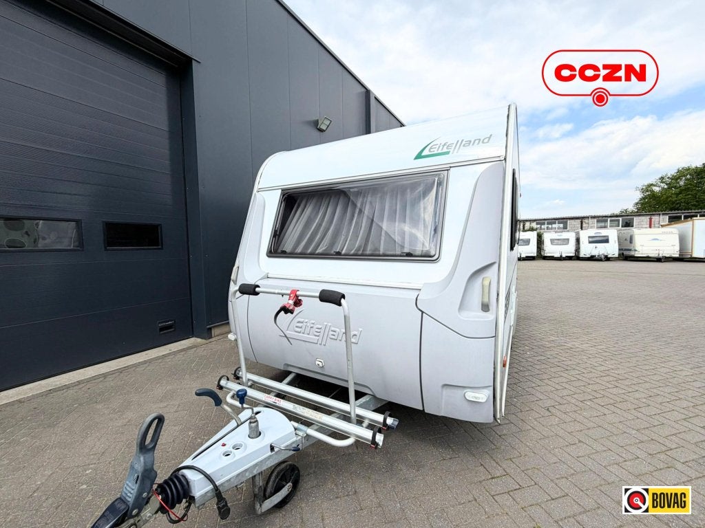 Eifelland Holiday 420 incl. voortent, Caravans en Kamperen, Caravans, Rondzit, Bedrijf, Eifelland, Schokbreker