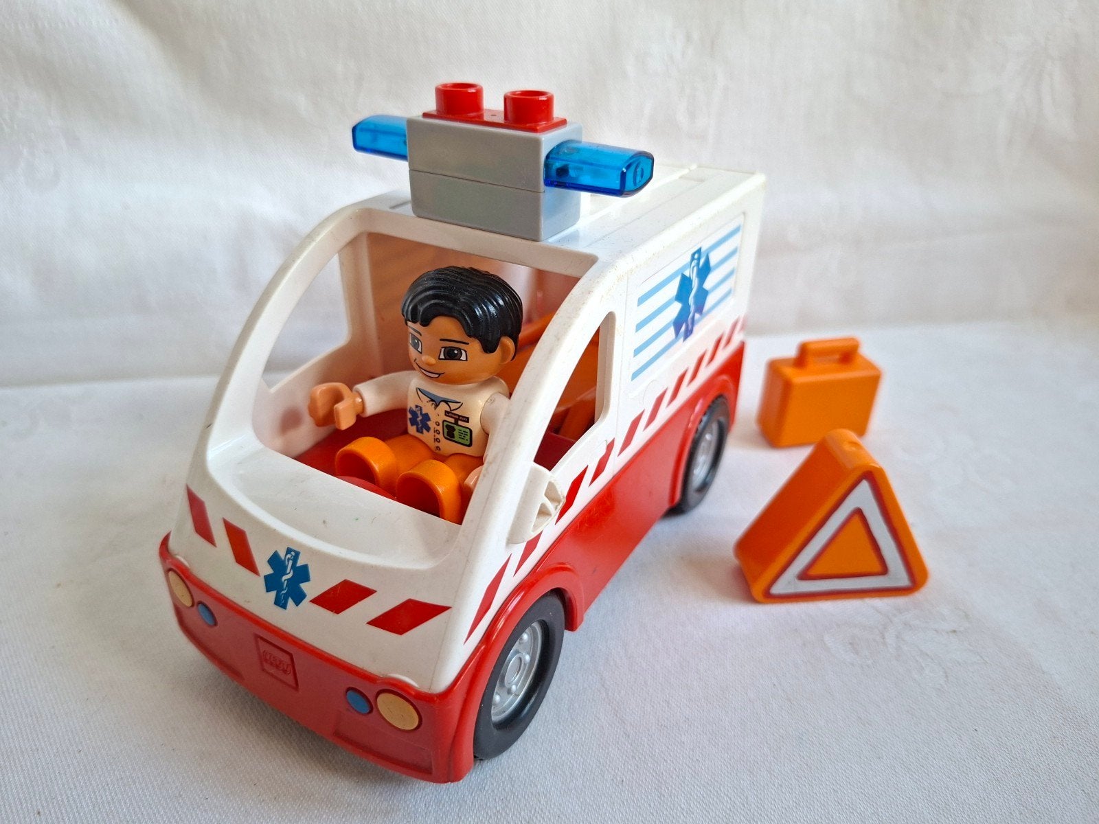 Duplo Ville Ambulance set 4979 Ziekenauto met brancard, Gebruikt, Ophalen of Verzenden, Duplo, Complete set