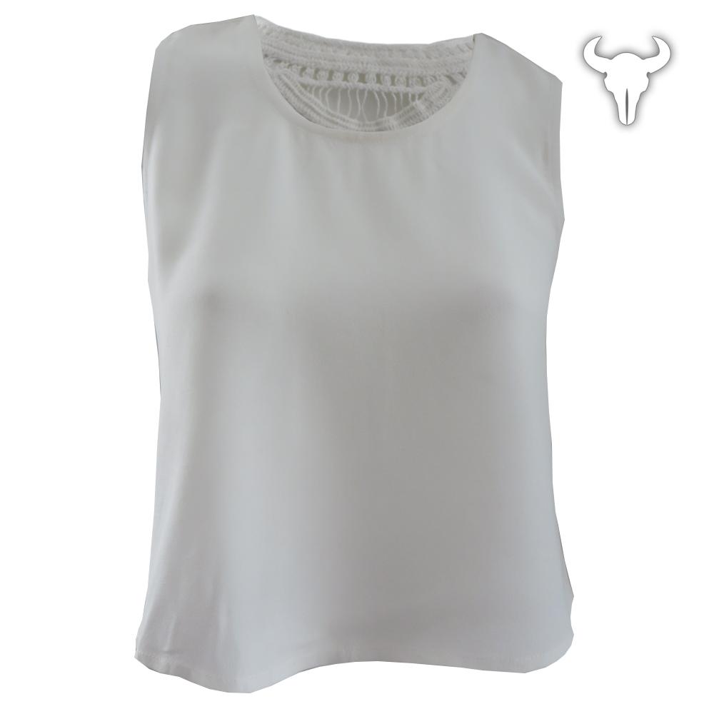 Partijverkoop, crop tops met fraaie gehaakte achterzijde, Kleding | Dames, Tops, Nieuw, Wit, Zonder mouw, Ophalen of Verzenden