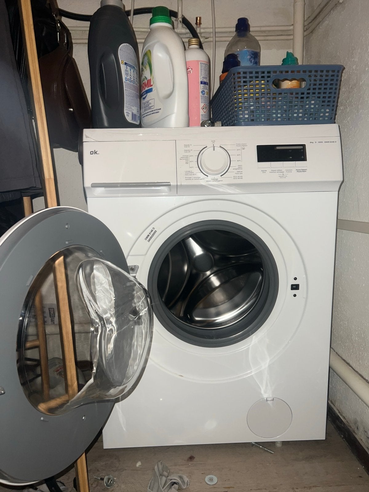 Gloednieuwe wasmachine 3kg, Witgoed en Apparatuur, Wasmachines, Ophalen, Zo goed als nieuw, Voorlader, 85 tot 90 cm