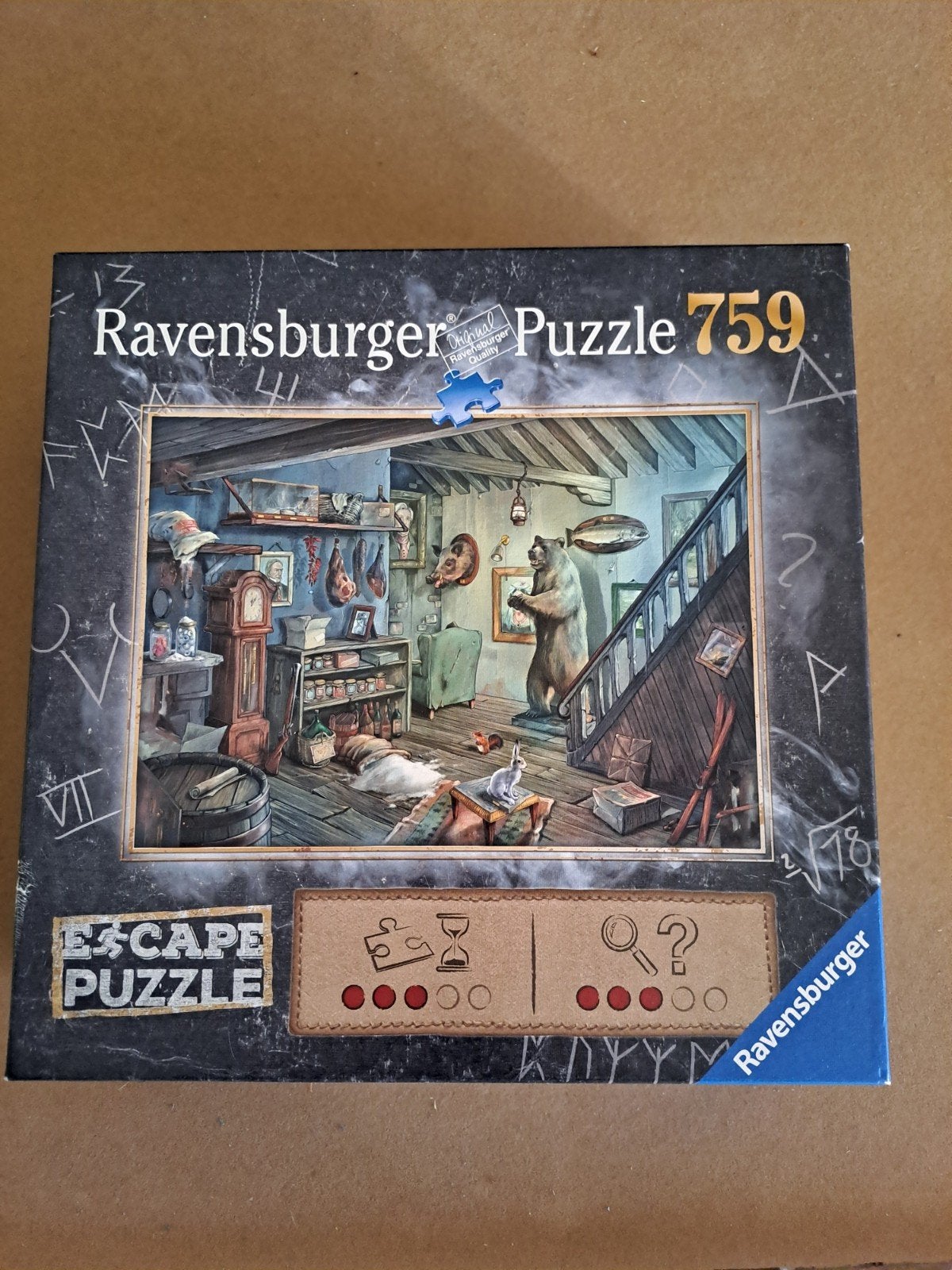 Ravensburger Escape Puzzle 759 stukjes, Ophalen of Verzenden, 500 t/m 1500 stukjes, Zo goed als nieuw, Legpuzzel