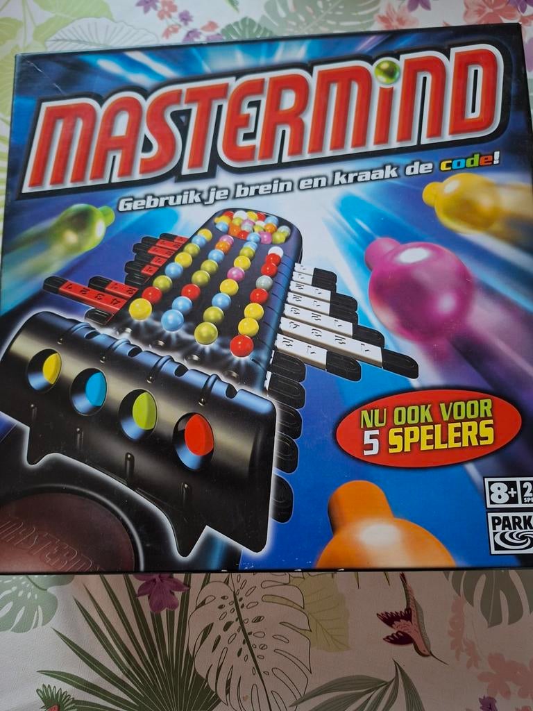 Spel Mastermind ook voor 5 spelers als nieuw, Ophalen of Verzenden, Zo goed als nieuw