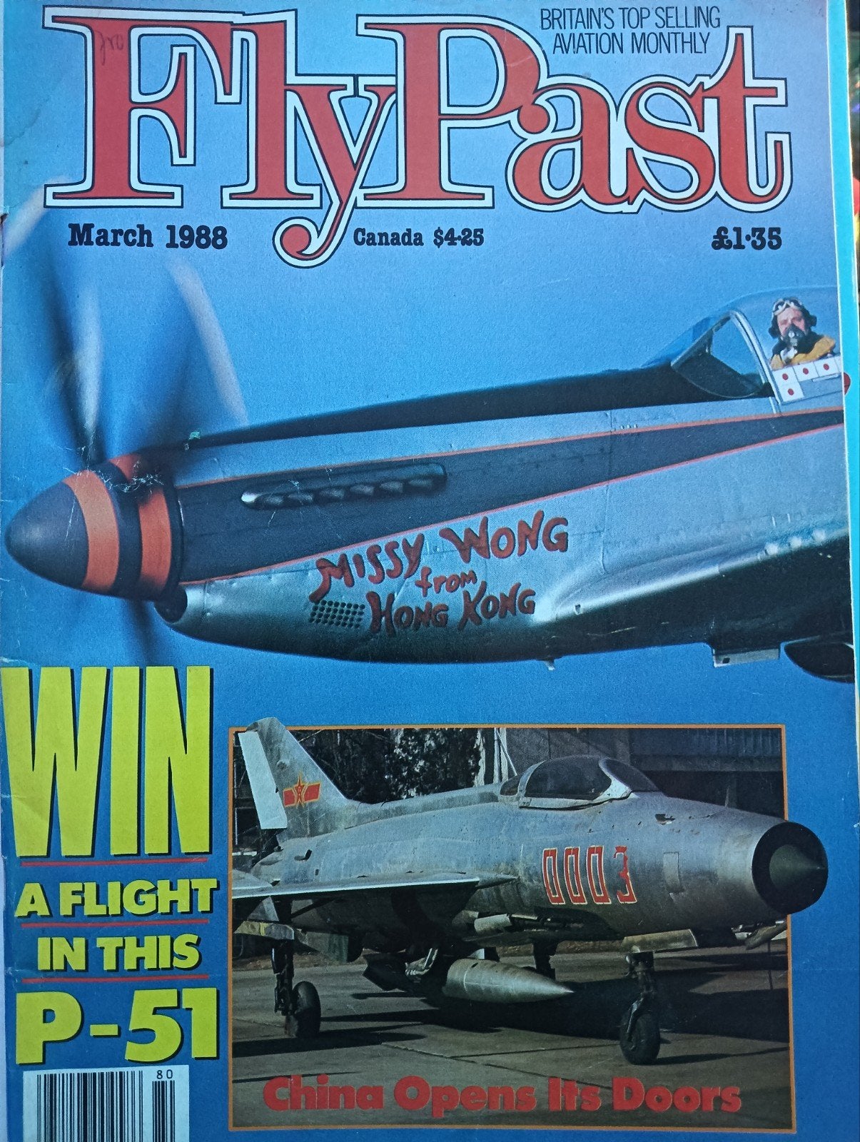 FlyPast Magazine Maart 1988 - Luchtvaart Maandblad, Ophalen of Verzenden, Gelezen, Overige typen