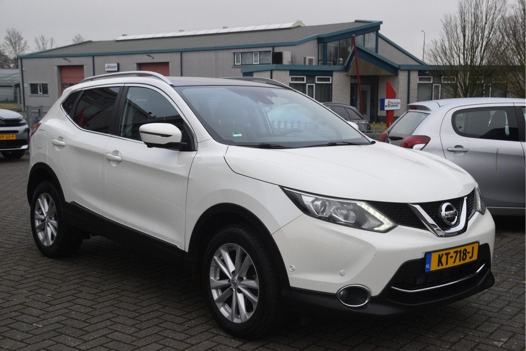 Nissan QASHQAI 1.2 Tekna Navi | LMV | PDC | Clima | Bluetoot, Auto's, Nissan, Gebruikt, 4 cilinders, 116 pk, Wit