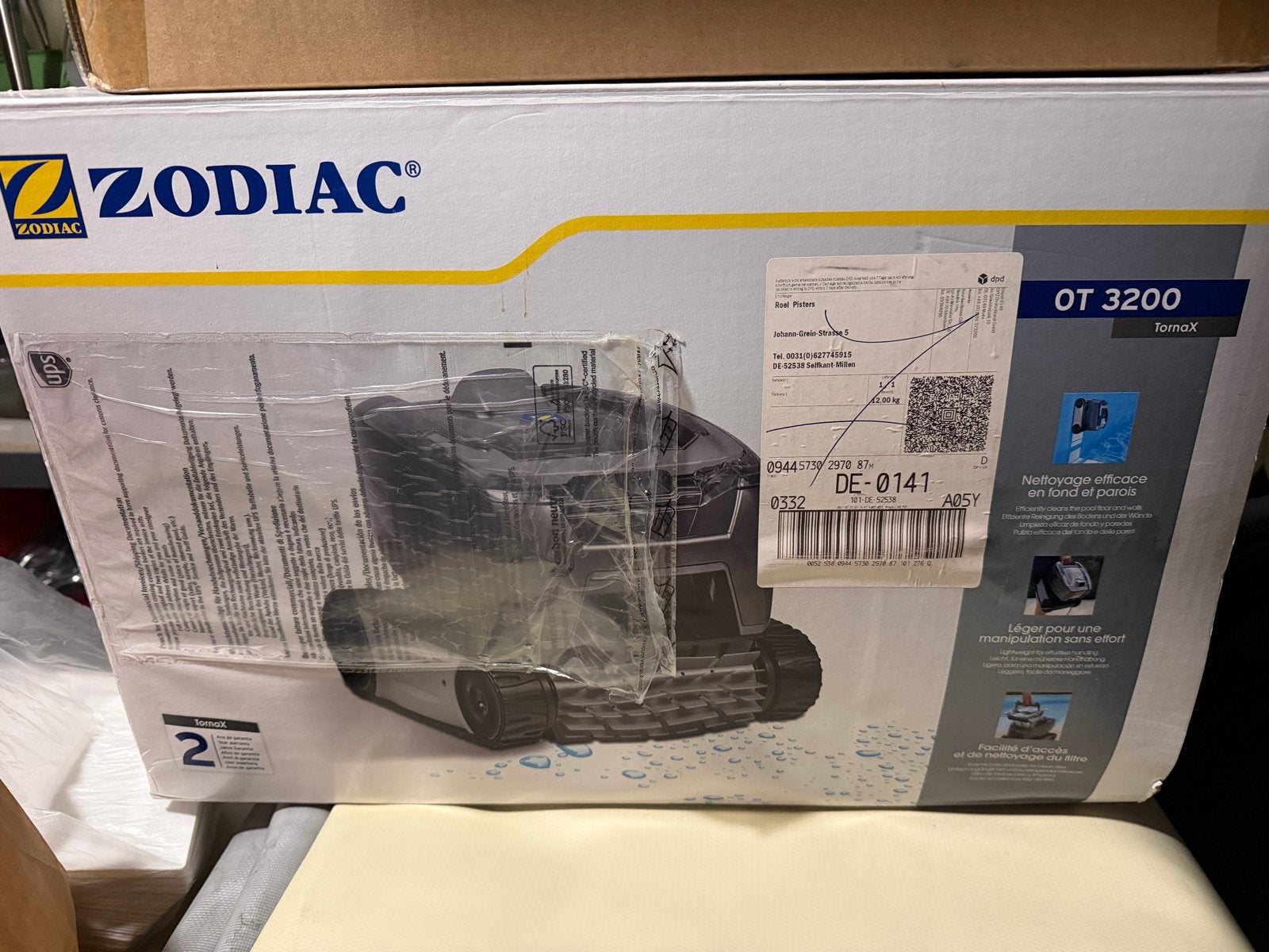 Zodiac OT 3200 TornaX zwembadrobot (reparatie), Ophalen of Verzenden, Gebruikt