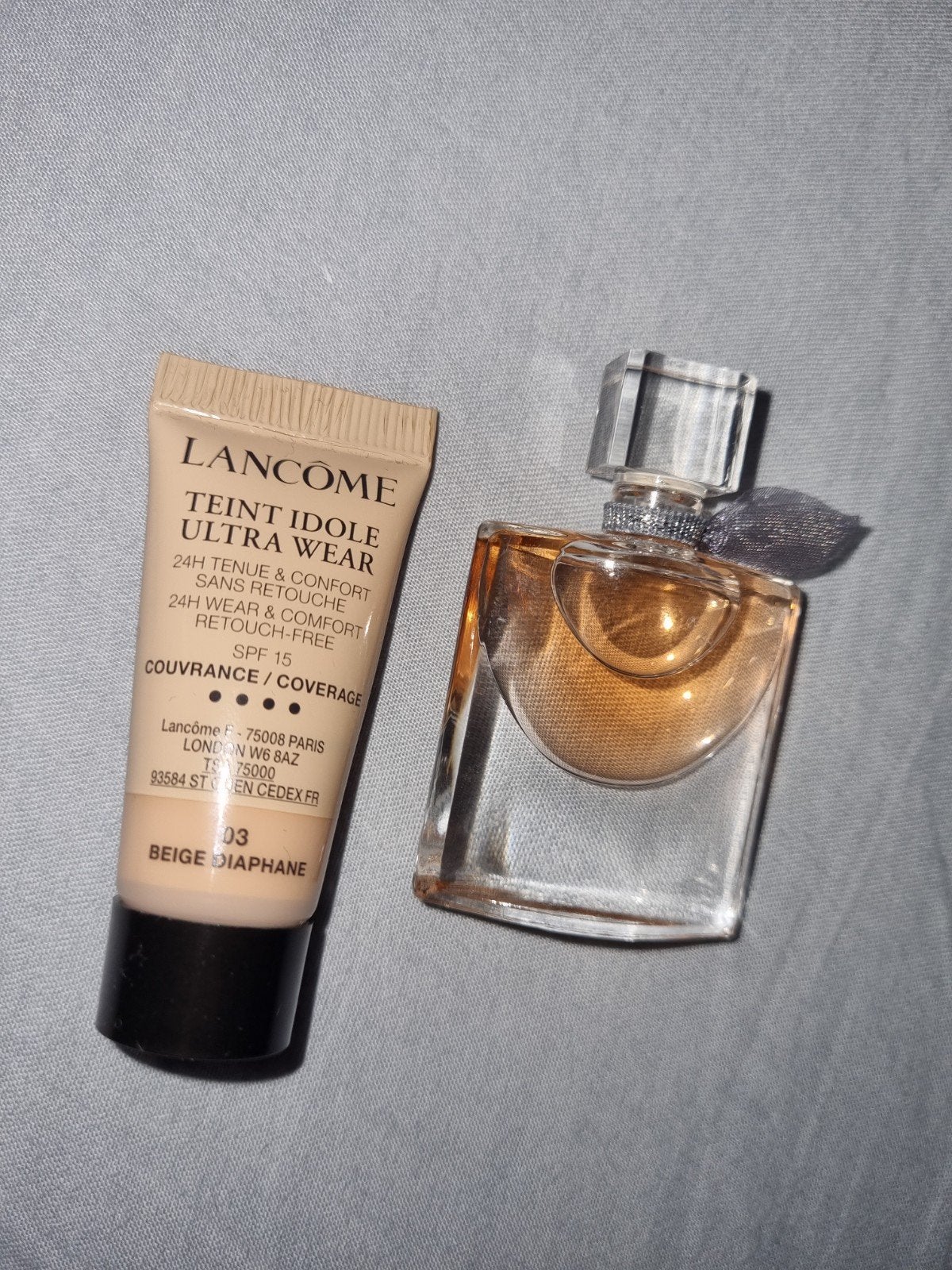 Lancôme Teint Idole Ultra Wear foundation & parfum, Ophalen of Verzenden, Zo goed als nieuw