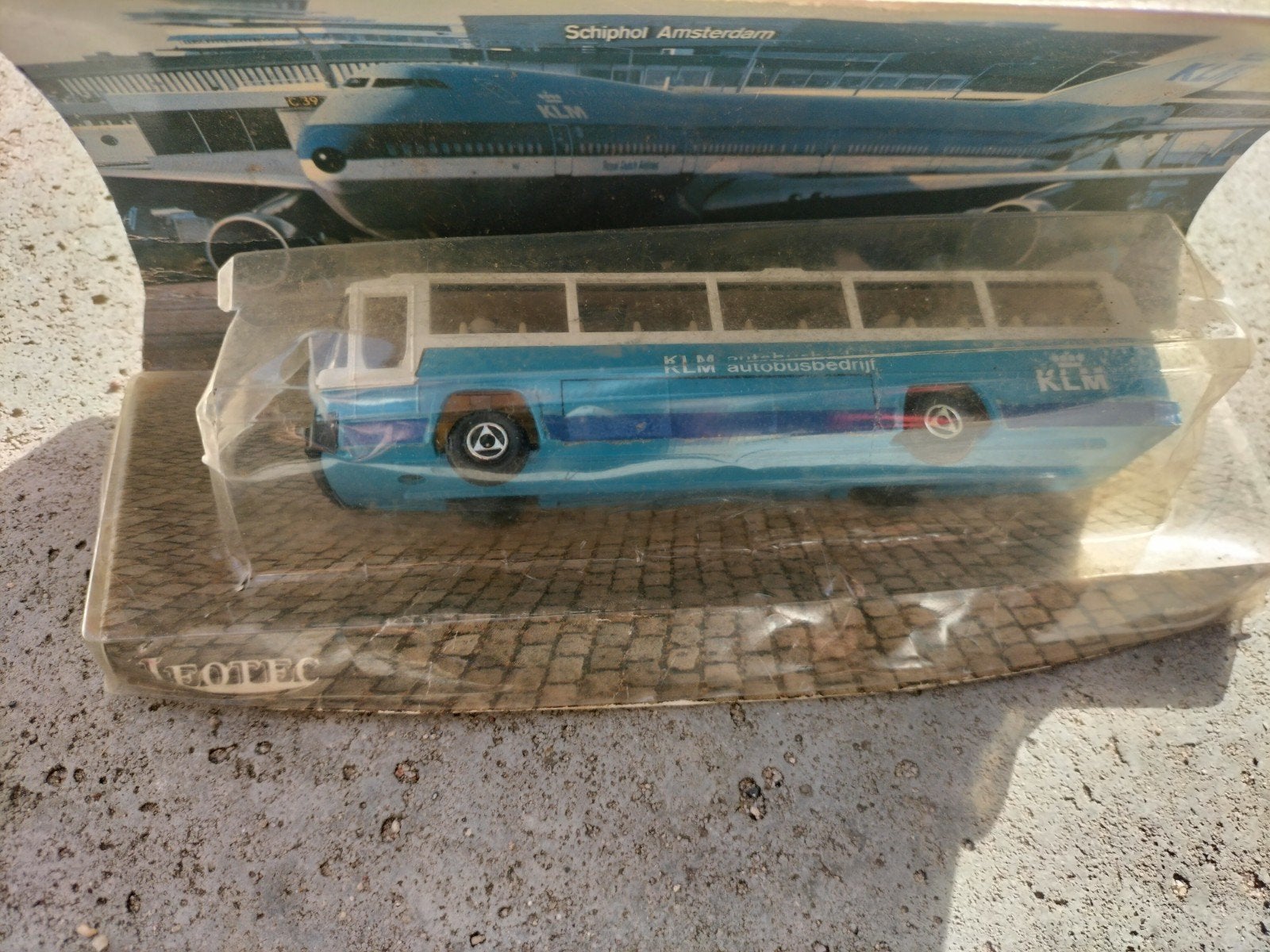 Vintage KLM Autobusbedrijf modelbus in originele verpakking, Ophalen of Verzenden, Schaalmodel