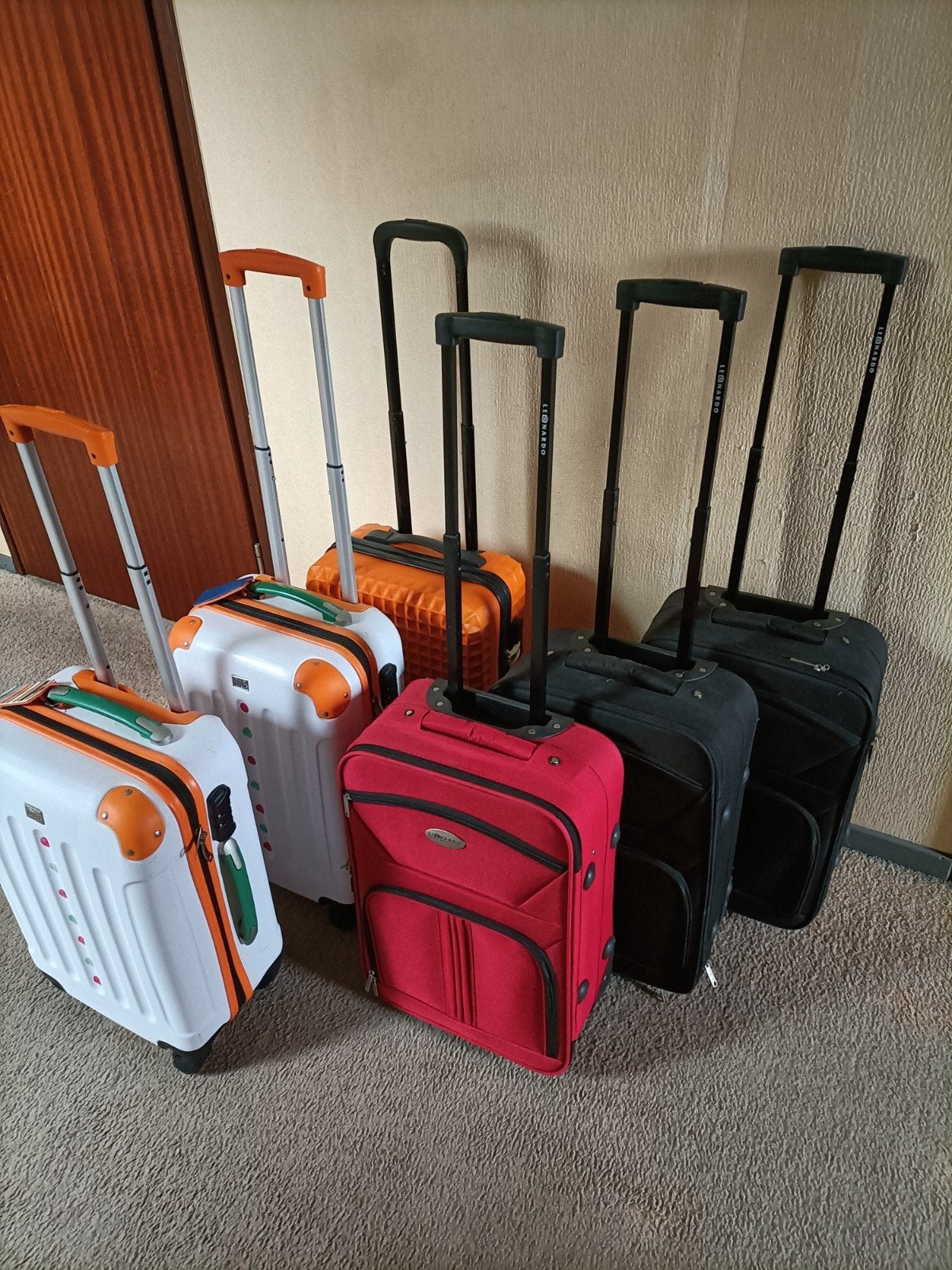Koffer Reiskoffer Reiskofferset, Sieraden, Tassen en Uiterlijk, Koffers, Ophalen, Wieltjes, 50 tot 60 cm, Hard kunststof