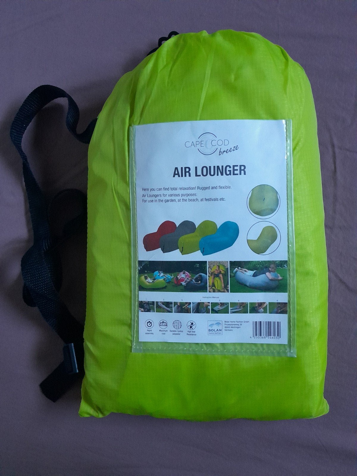 Air Lounger, Ophalen, Zo goed als nieuw, Geel