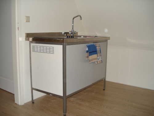 Attityd Ikea kitchenette minikeuken vrijstaand, Ophalen, Gebruikt, Wit, Overige typen