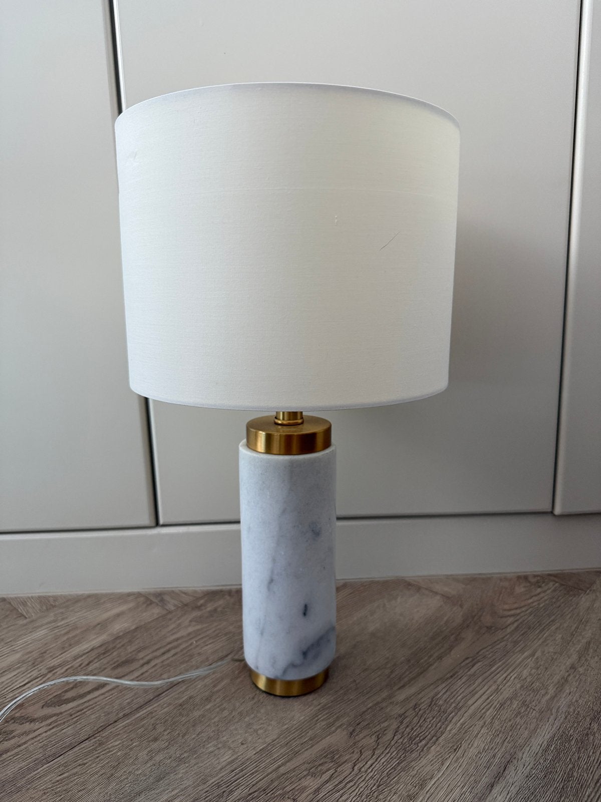 Marmeren lampvoet Westwing nieuw, Ophalen, Zo goed als nieuw, Minder dan 50 cm
