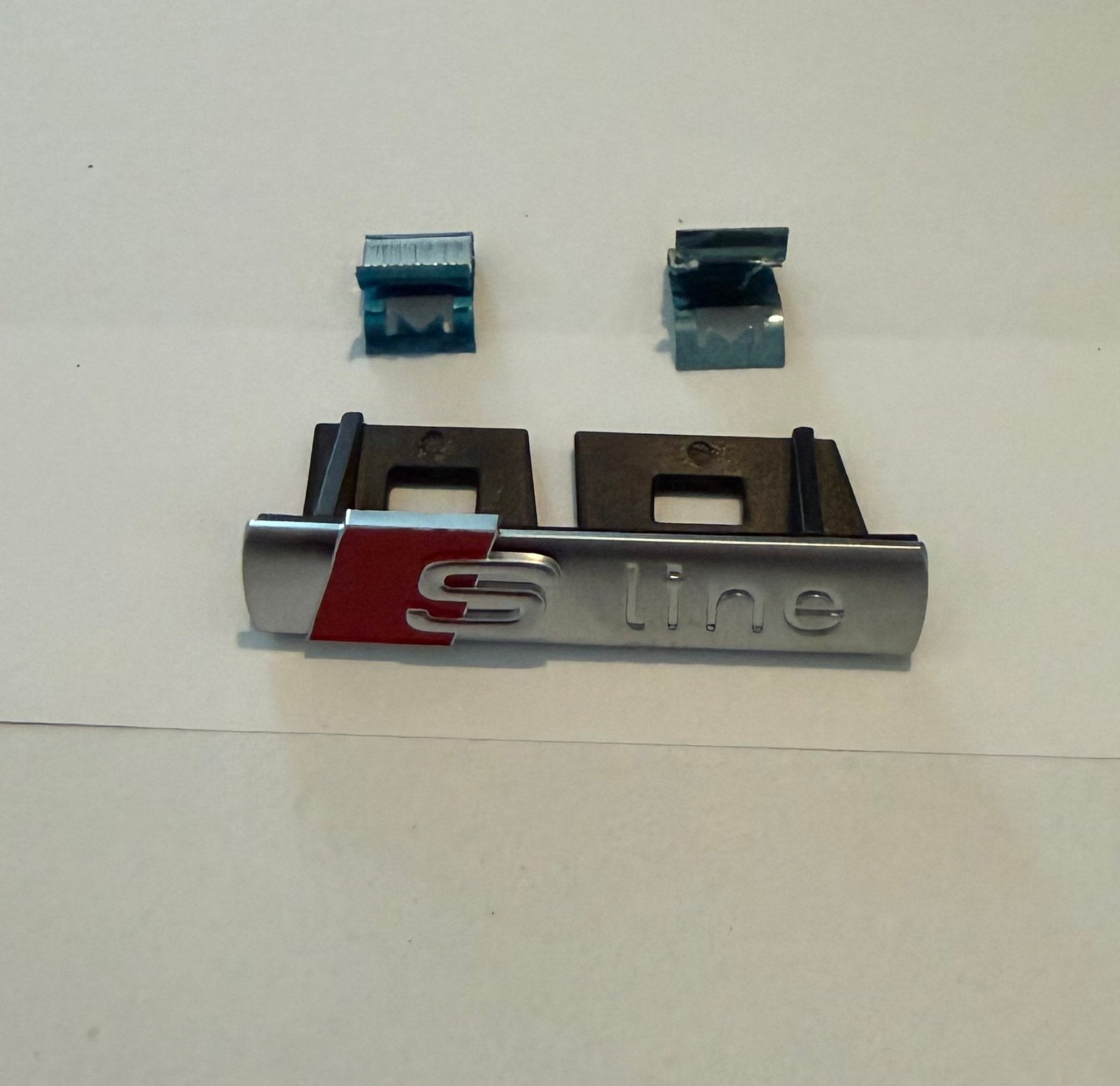 Audi S line Grill logo, Nieuw, Bumper, Voor, Audi