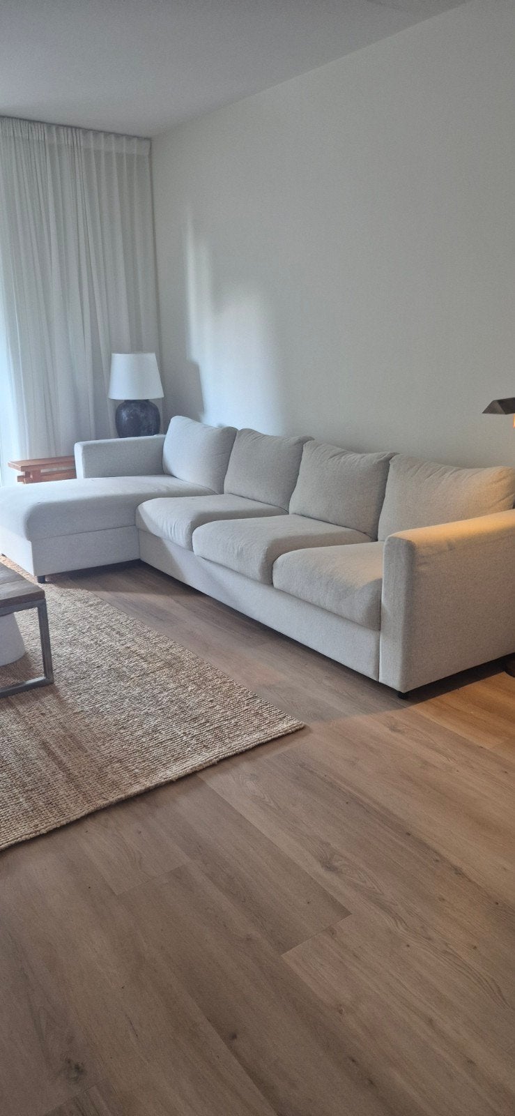 Vimle 3 zits bank met chaise longue, Ophalen, Gebruikt, Stof