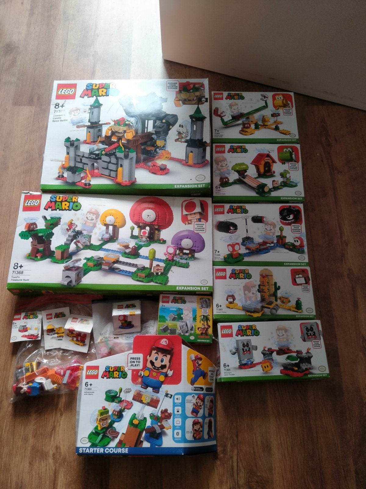 Lego Super Mario 13 sets in doos, Ophalen, Overige thema's, Lego, Compleet