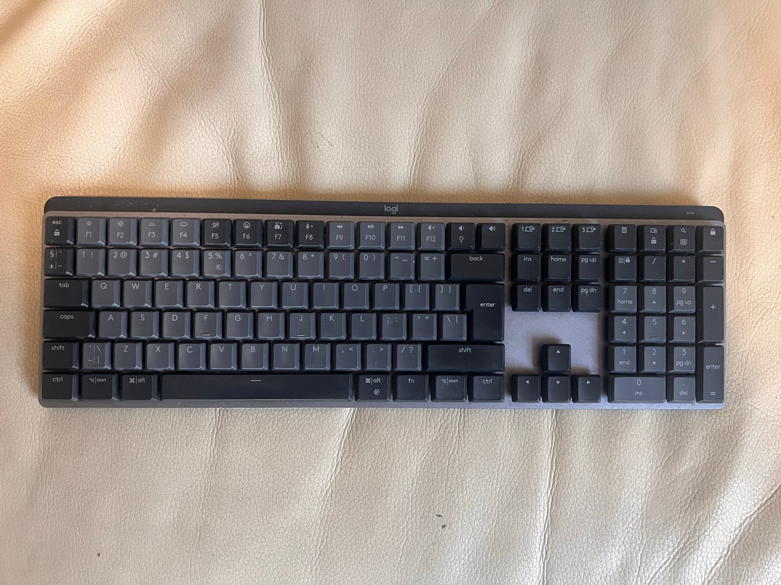 Logitech MX Mechanical - US Int’l - Tactile, Gebruikt, Multimediatoetsen, Ophalen of Verzenden, Draadloos