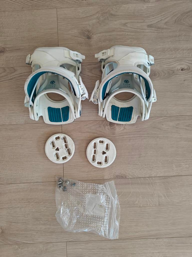 Flow Juno snowboard bindingen maat L (41-45) - Dames, Ophalen of Verzenden, Gebruikt, Bindingen