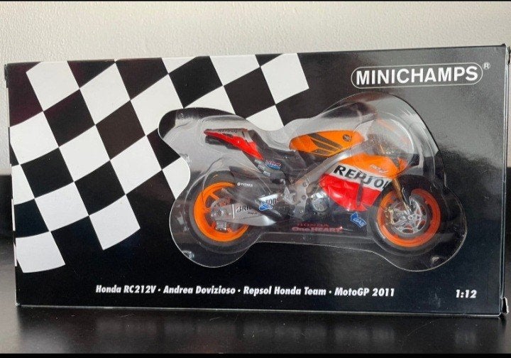 minichamps 1/12 dovizioso zeldzaam, Ophalen of Verzenden, Nieuw, 1:9 t/m 1:12, Motor