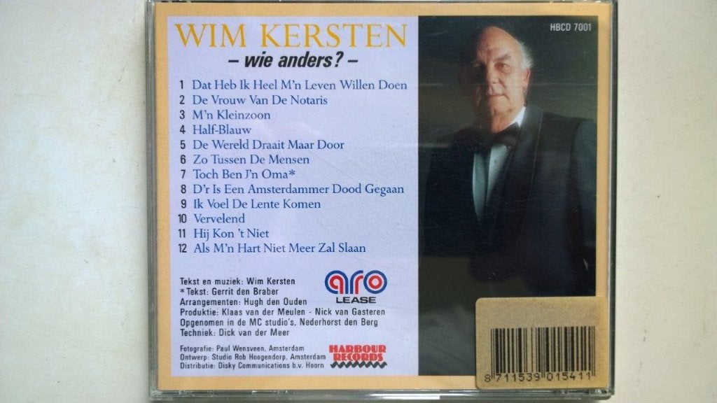 Wim Kersten - Wie Anders, Ophalen of Verzenden, Zo goed als nieuw, Pop, Album