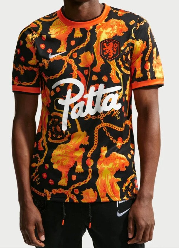 Patta - Nike - KNVB warming up shirt: maat M, Sport en Fitness, Maat M, Ophalen, Nieuw, Shirt