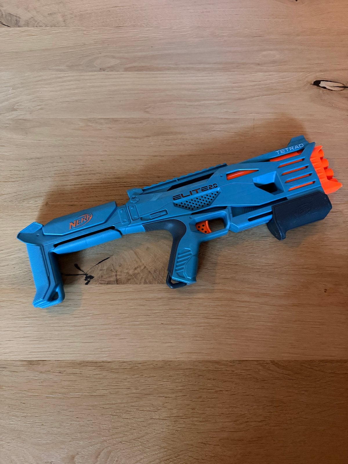 Nerf Elite 2.0 Tetrad QS-4 Blaster - Compacte Shotgun Stijl, Kinderen en Baby's, Ophalen, Zo goed als nieuw