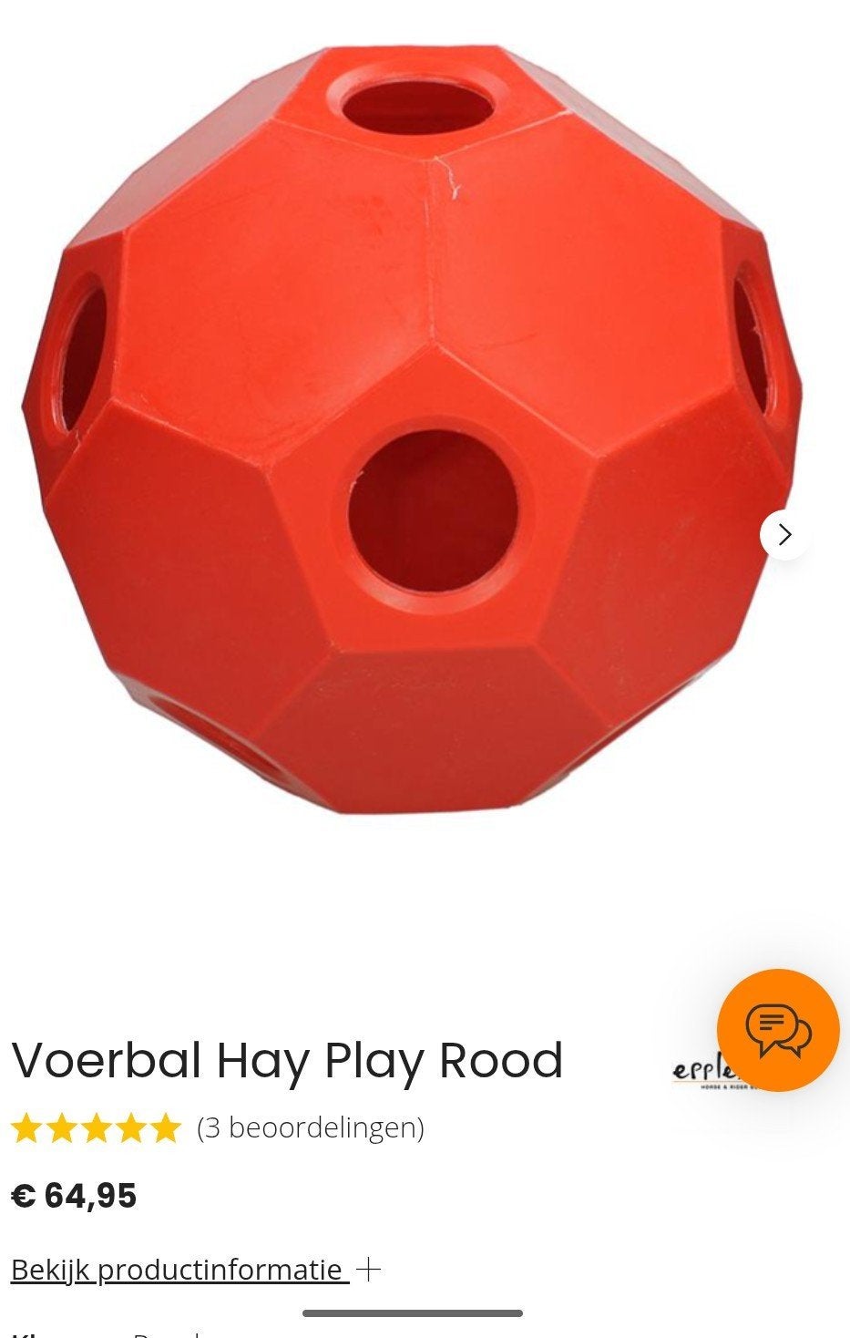 Hooibal groot rood, Dieren en Toebehoren, Ophalen, Overige soorten