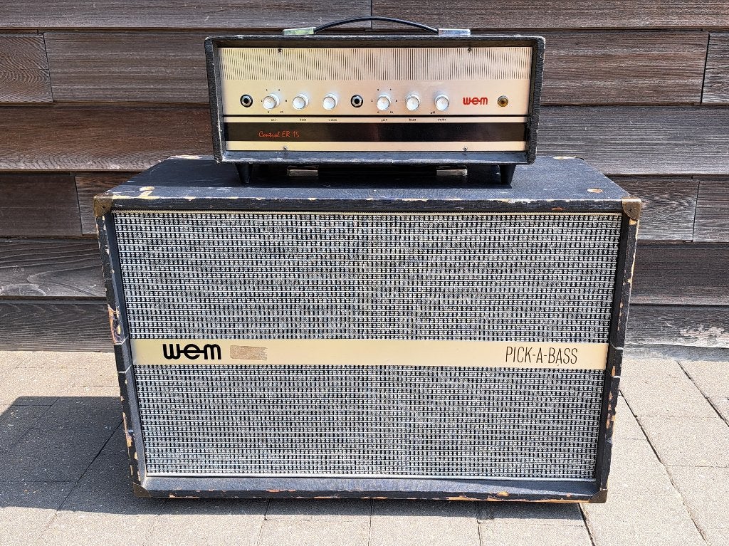 WEM Control ER 15 Head + 1x12 Pick A Bass Cabinet, Ophalen, Gebruikt, Gitaar, Minder dan 50 watt