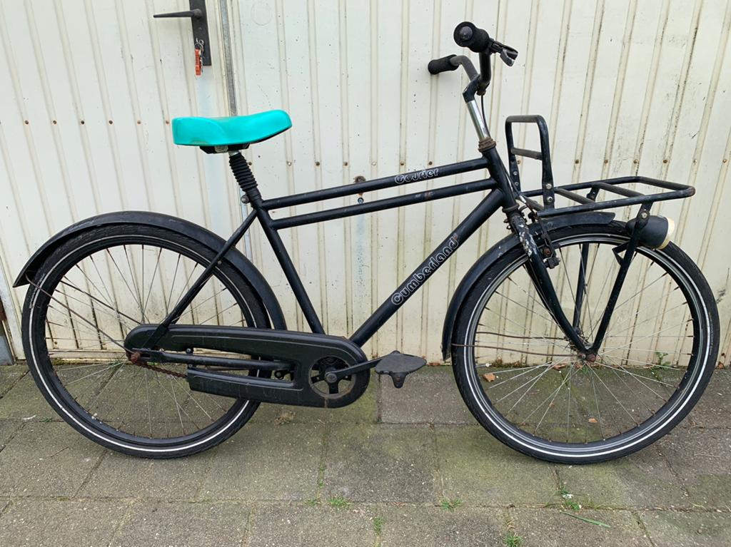 Cumberland Courier - Jongensfiets met stuurrek., Ophalen, Gebruikt, Terugtraprem, 26 inch of meer