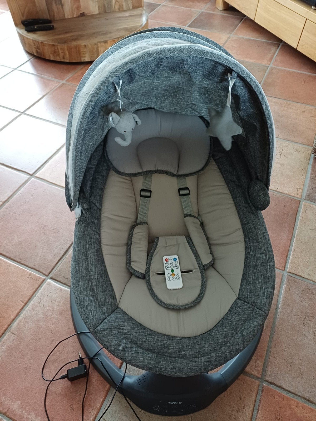 Tryco babyschommel, Ophalen, Zo goed als nieuw, Schommelstoel, Overige merken