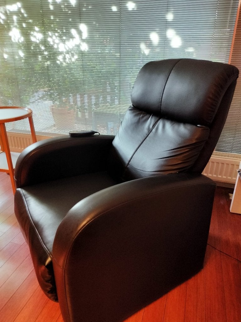 Massage recliner fauteuil, Ophalen, Zo goed als nieuw, 75 tot 100 cm, 50 tot 75 cm