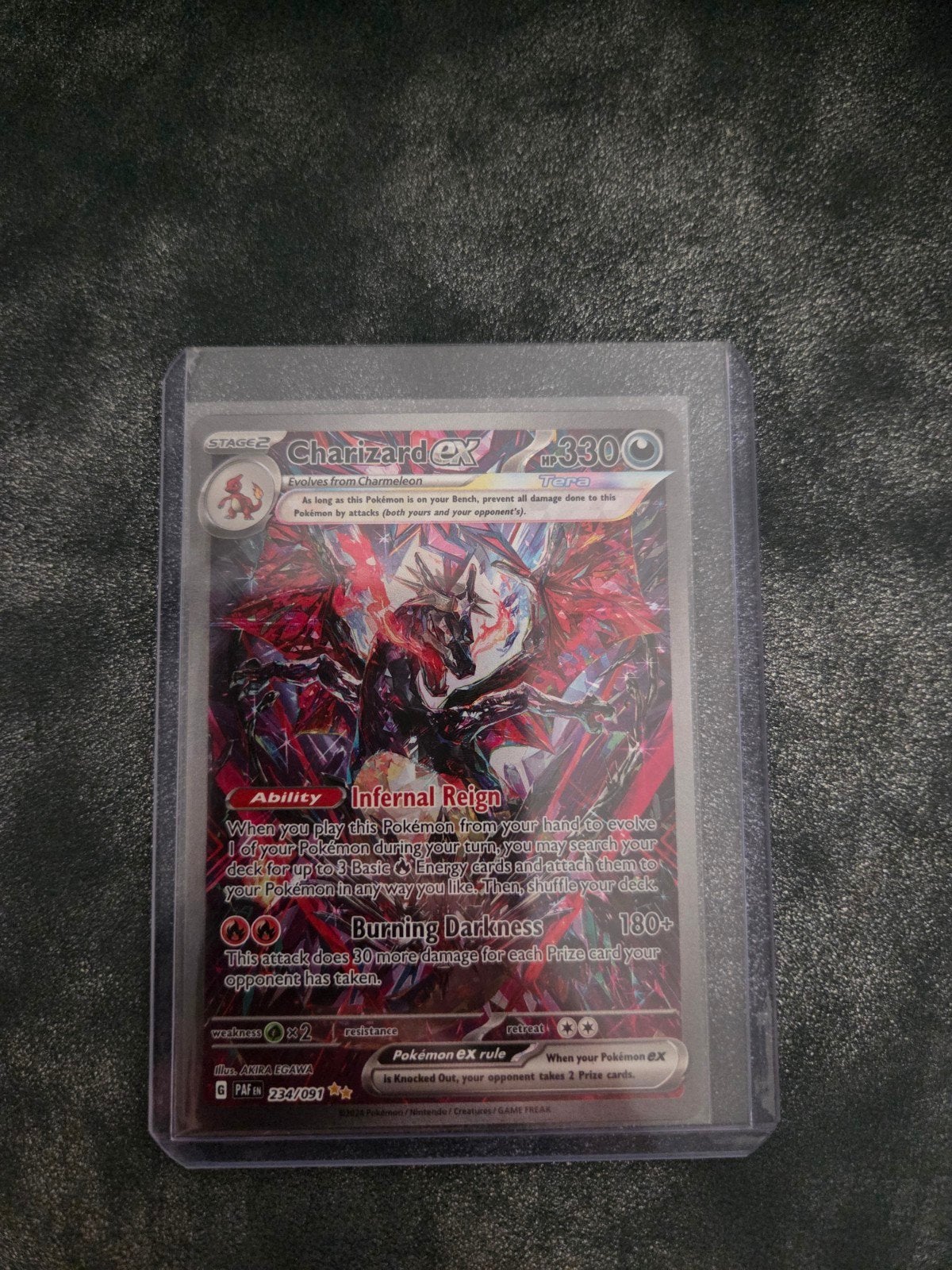 charizard ex 234, Ophalen, Zo goed als nieuw